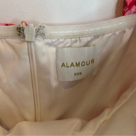 Alamour The Label Carrie Floral Off the Shoulder Mini Dress - Picture 4 of 7